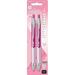 Signo 207 Gel Pen Retractable Medium 0.7 Mm Black Ink Pink Barrel 2/pack | Bundle of 5 Packs