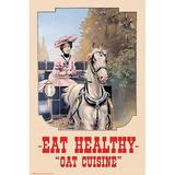 Be as healthy as horse eat oats - ad for eating food made from oats. Poster Print by WP (24 x 36)