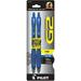 Pilot G2 Retractable Fine Point Premium Gel Roller Ball Pens Blue 2 ea (Pack of 3)