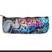 POPCreation Street Graffiti School Pencil Case Pencil Bag Zipper Organizer Bag