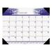 House of Doolittle Recycled One-Color Photo Monthly Desk Pad Calendar 22 x 17
