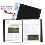 Bound Sheet Protector Presentation Book 24-Pocket | Bundle of 5