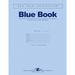 Roaring Spring Paper 8 sheet Blue Examination Book Letter 8 1/2 x 11 White Paper Blue Cover 50 / Pack 5