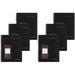 Cambridge Limited Notebook 6 Pack Black Spiral Legal Ruled Office Journal & Notebook 80 Sheets