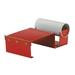 The Packaging Wholesalers Industrial Metal Label Protection Tape Dispenser 6 Red 1/Each TDLAB6ML