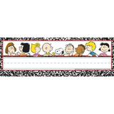 Eureka Peanuts Classic Characters Teacher Supplies Self-Adhesive Name Plates 36 pcs 9.5 x 3.25