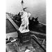 High angle view of a statue Statue of Liberty New York City New York USA Poster Print (24 x 36)