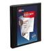 Heavy-Duty Non Stick View Binder With Durahinge And Slant Rings 3 Rings 0.5 Capacity 11 X 8.5 Black (5233) | Bundle of 10 Each