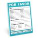 Knock Knock Por Favor Nifty Note Checklist Memo Pad 4 x 5.25-inches