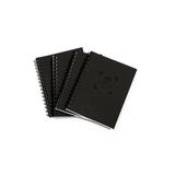 Livescribe A5 Notebooks 5-7/8 x 8-1/4 1 Subject College Ruled 80 Sheets Black Set Of 4 Notebooks