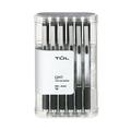 TUL Retractable Gel Pens Fine Point 0.5 mm Gray Barrel Black Ink Pack Of 12 Pens