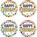 Teacher Created Resources Confetti Happy Birthday Wear Em Badges 32 Per Pack 6 Packs
