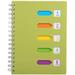 5 Subject Notebook A5 Notebooks and Journals Spiral Bund Wide Ruled Lab Professional Notepad Colored Dividers with Tabs 5.7â€�
