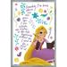 Disney Tangled - Thoughts Wall Poster 22.375 x 34 Framed