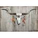 Longhorn on Dark Gray Wood Poster Print by Avery Tillmon (24 x 36)