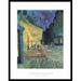 The Cafe Terrace on the Place du Forum Arles at Night c.1888 Laminated & Framed Poster by Vincent Van Gogh (11 x 14)