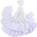 100 Pcs White Marking Tags Price Tags Price Labels Display Tags with String Attached Marking Strung Tags writable Tags Display Label for Product Jewelry Clothing Tags 1.75*1 inches