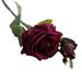 Artificial Flower Multi-use Bright-colored Faux Silk Flower Decorative Rose Display for Gifts Blue Faux Silk Flower