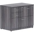 Lorell LLR69623 2 Box & 1 File Weathered Charcoal Laminate 4-Drawer Lateral File