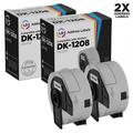 LD Compatible Address Label Replacement for DK-1208 1.4 in x 3.5 in (400 Labels 2-Pack)