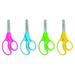 For Kids Scissors Blunt Tip 5 Long 1.75 Cut Length Randomly Assorted Straight Handles | Bundle of 5 Each