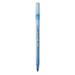 5PK BIC Round Stic Xtra Precision Ballpoint Pen Stick Fine 0.8 mm Blue Ink Translucent Blue Barrel Dozen (GSF11BE)