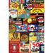 A collage of vintage art great for wallpaper wrapping paper or anything. Poster Print by Paris Pierce (24 x 36)