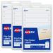 Avery Easy Peel Permanent File Folder Labels on 4 x 6 Sheets 2/3 x 3-7/16 White 3 Pack 756 Labels Total (32131)