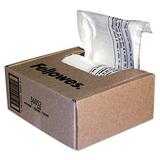fellowes powershred shredder bags for all personal models 100 bags & ties (36052)