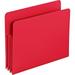 Smead TUFF Pocket Straight Tab Cut Letter File Pocket - 8 1/2 x 11 - 3 1/2 Expansion - Poly - Red - 4 / Pack | Bundle of 2 Packs