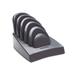 InSight Priority Puck Five-Slot Desktop Copyholder Plastic Dark Blue/Gray