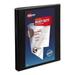 Avery Heavy-Duty Non Stick View Binder with DuraHinge and Slant Rings 3 Rings 0.5 Capacity 11 x 8.5 Black (5233)