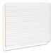 Universal UNV43911 11.75 in. x 8.75 in. Penmanship Ruled Lap/Learning Dry-Erase Board - White Surface (6/Pack)