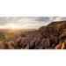 View of rock formations from Aktepe Hill at sunset over Red Valley Goreme National Park Cappadocia Central Anatolia Region Turkey Poster Print (12 x 24)