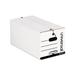 Deluxe Quick Set-up String-and-Button Boxes Letter Files White 12/Carton