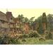 Art in England 1908 Porch House at Chiddingstone Poster Print by Ernest A. Rowe (18 x 24)