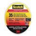 3M Scotch 3/4 in. W x 66 in. L Yellow Vinyl Electrical Tape (Pack of 5)