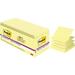 Post-it Super Sticky Notes Cabinet Pack 3 x 3 - Square - 18 Sheets per Pad - Yellow - Paper - Pop-up Recyclable Adhesive - 1 / Pack