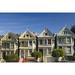 Victorian Style Homes Near Alamo Square; San Francisco California United States Of America Poster Print (19 x 12)