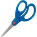 Sparco Bent Handle 5 Kids Scissors - 5 Overall Length - Stainless Steel - Pointed Tip - Blue - 1 Each | Bundle of 10 Each