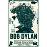 15x24in Coated Paper Bob Dylan Concert poster Vintage music