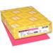 Astrobrights WAU22129 Colored Cardstock 250 / Pack Plasma Pink