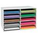 Classroom Keepers Construction Paper Storage White 12-1/4 W x 18-1/4 D x 3 H