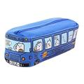 Blue Stationery Supplies Muji Hello Kitty Japanese The Packet students Kids Cats School Bus pencil case bag office FreeShipping