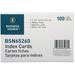 Business Source BSN65260 Plain Index Cards 100 Per Pack