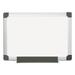MasterVision Value Melamine Dry Erase Board 18 x 24 White Surface Silver Aluminum Frame