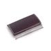 Bey-Berk International D253N Brown Leather Business Card Case with Magnetic Lid