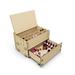 Lene Wooden Beauty Organizer 9 Compartments and 1 Drawer Perfect Space Saver for Beauty Supplies Beige