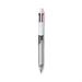 4-Color 3 + 1 Multi-Color Ballpoint Pen/pencil Retractable 1 Mm Pen/0.7 Mm Pencil Black/blue/red Ink Gray/white Barrel | Bundle of 10 Sets