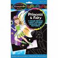 Melissa & Doug Scratch Art Color Reveal Light Catcher Pictures - Princesses and Fairies